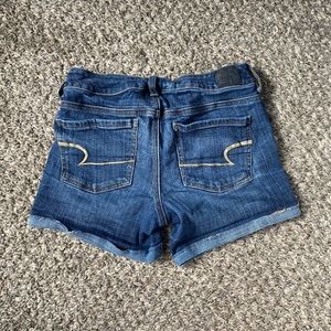 American Eagle super stretch midi denim shorts
